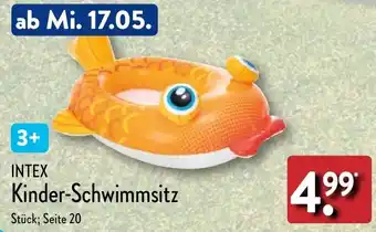 Aldi Nord INTEX Kinder-Schwimmsitz Angebot