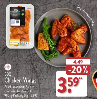 Aldi Nord BBQ Chicken Wings 900 g Packung Angebot