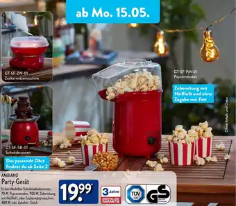 Aldi Nord AMBIANO Party-Gerät Angebot