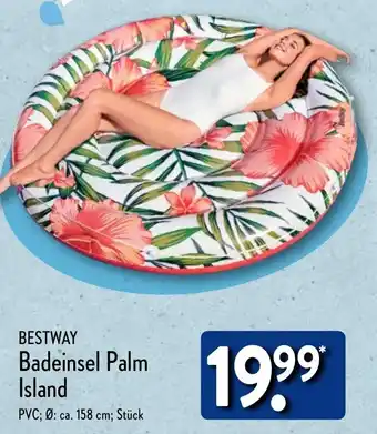 Aldi Nord BESTWAY Badeinsel Palm Island Angebot