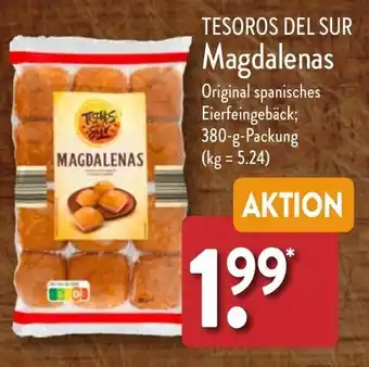 Aldi Nord TESOROS DEL SUR Magdalenas 380 g Packung Angebot