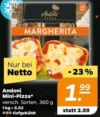 NETTO Andoni Mini-Pizza 360 g Angebot