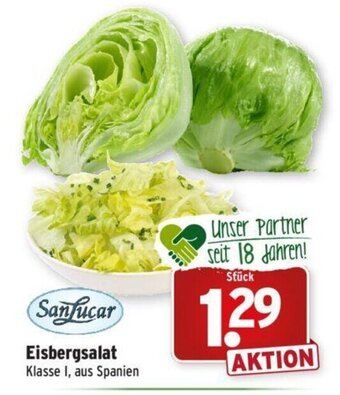 Wasgau SanLucar Eisbergsalat Angebot