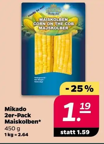 NETTO MAISKOLBEN CORN ON THE COB MAJSKOLBER 450 g Angebot