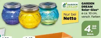 NETTO GARDEN DREAM Solar-Glas* Ø ca. 10 cm Angebot