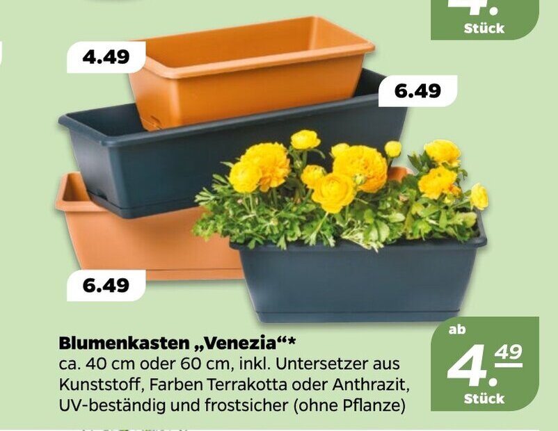 blumenkasten 30 cm hoch Elan Mini-Blumenkasten 30 x 30 cm – Für einen stilvollen Garten oder Balkon main image 0