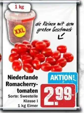 Hit Niederlande Romacherry- tomaten 1 kg Eimer Angebot