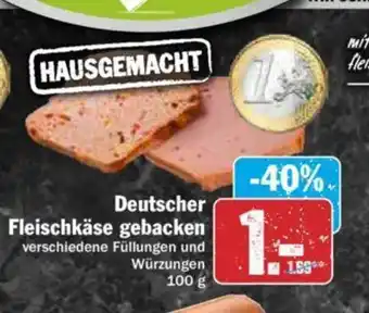 Hit Deutscher Fleischkäse gebacken 100 g Angebot