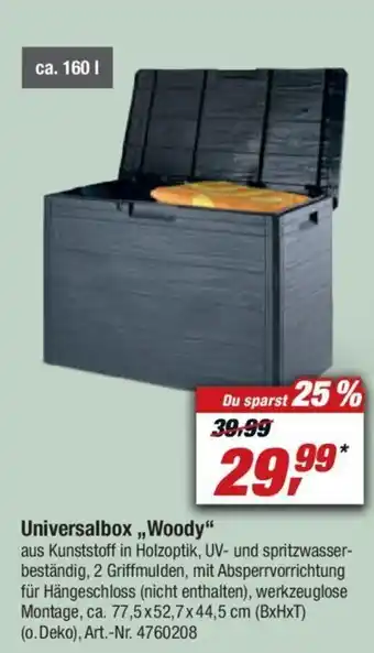 toom Baumarkt Universalbox ,,Woody" Angebot