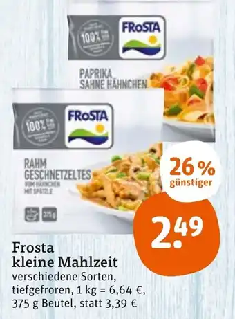 tegut Frosta kleine Mahlzeit 375 g Beutel Angebot