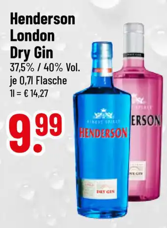 trinkgut Henderson London Dry Gin 700ml Angebot