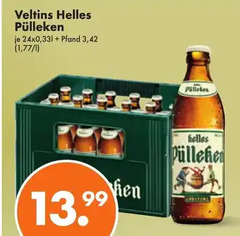 Trink und Spare Veltins Helles Pülleken 24*330ml Angebot