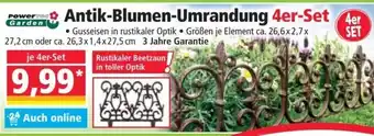 Norma PowerTe Garden Antik-Blumen-Umrandung 4er-Set Angebot