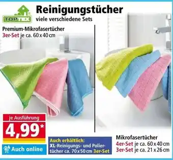 Norma TOPTEX Premium-Mikrofasertücher Reinigungstücher Angebot