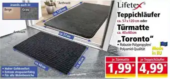 Norma Lifetex® Teppichläufer oder Türmatte ,Toronto" Angebot