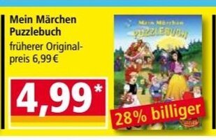 Norma Mein Märchen Puzzlebuch Angebot