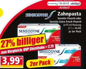 Norma SENSODYNE Zahnpasta 2x75-ml-Packung Angebot