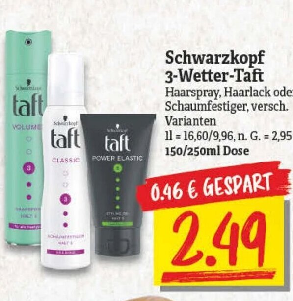 Alle Schwarzkopf 3 Wetter taft Angebote - Entdecken Sie das günstigste ...
