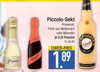 E-Center Piccolo-Sekt 0,2 l Flasche Angebot