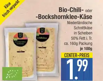 E-Center Bio-Chili- oder -Bockshornklee-Käse 100 g Angebot