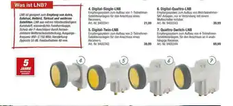 toom Baumarkt Digital Single-LNB Angebot