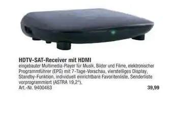 toom Baumarkt Hdtv-sat Receiver Mit Hdmi Angebot