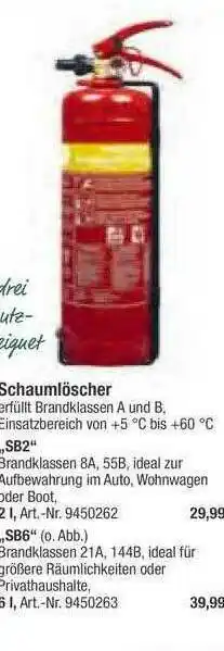 toom Baumarkt Schaumlöscher Angebot