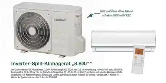 toom Baumarkt Inverter Split Klimagerär „8.800” Angebot