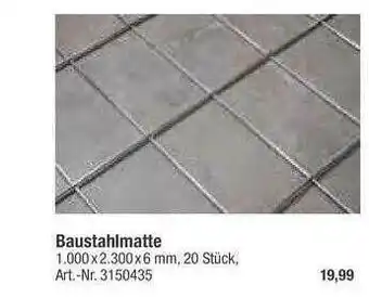 toom Baumarkt Baustahlmatte Angebot