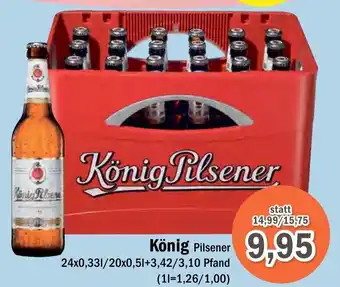 Aktiv Irma König Pilsener 24x0,33 L/20x0,5 L Angebot