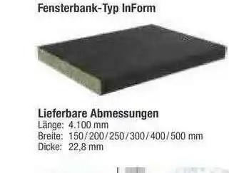 toom Baumarkt Fensterbank Typ Inform Angebot