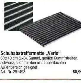 toom Baumarkt Schuhabstreifermatte „vario” Angebot