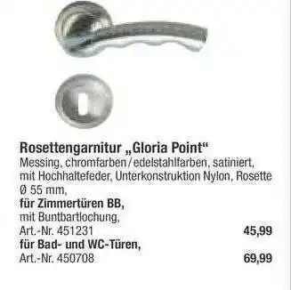 toom Baumarkt Rosettengarnitur Gloria Point” Angebot