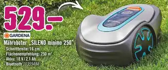 Hornbach GARDENA Mähroboter SILENO minimo 250" Angebot