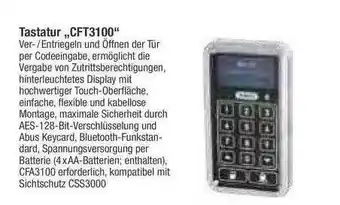 toom Baumarkt Tastatur „CFT3100” Angebot