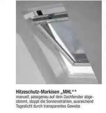 toom Baumarkt Hitzeschutz-markisen Mhl Angebot