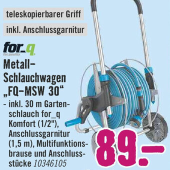 Hornbach for_q Metall Schlauchwagen ,,FQ-MSW 30" Angebot