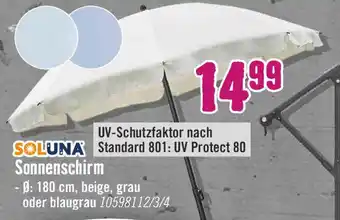 Hornbach SOLUNA Sonnenschirm Angebot