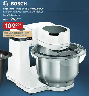 Galeria BOSCH Küchenmaschine Serie 2 MUMS2EWOO Angebot