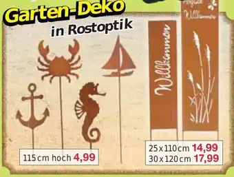 Jawoll Garten-Deko in in Rostoptik Angebot