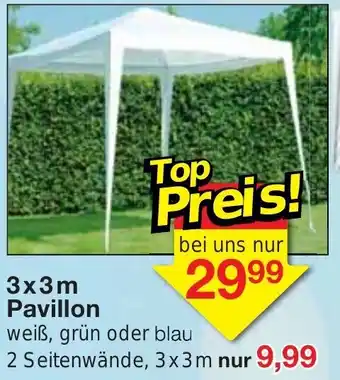 Jawoll 3x3m Pavillon Angebot