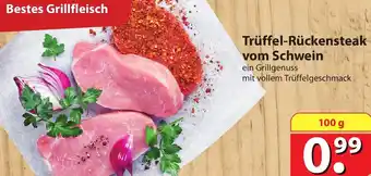 Famila Nord Ost Trüffel-Rückensteak vom Schwein 100 g Angebot