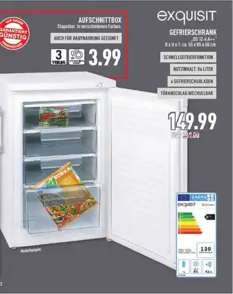 Marktkauf Gefrierschrank Angebot