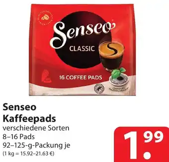 Famila Nord Ost Senseo Kaffeepads 92-125-g-Packung Angebot