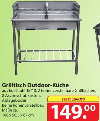 Famila Nord Ost Grilltisch Outdoor-Küche Angebot
