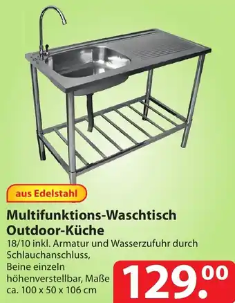 Famila Nord Ost Multifunktions-Waschtisch Outdoor-Küche Angebot