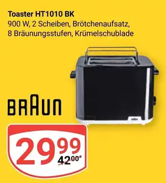 Globus BRAUN Toaster HT1010 BK Angebot