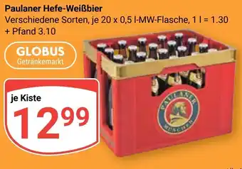 Globus Paulaner Hefe-Weißbier je 20*500 ml Angebot