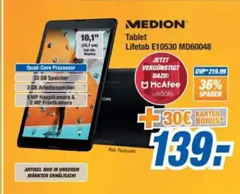 Expert Bening MEDION Tablet Lifetab E10530 MD60048 Angebot