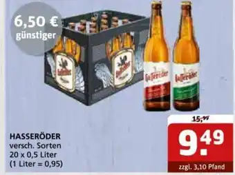 Getränke Quelle HASSERÖDER 20*500ml Angebot